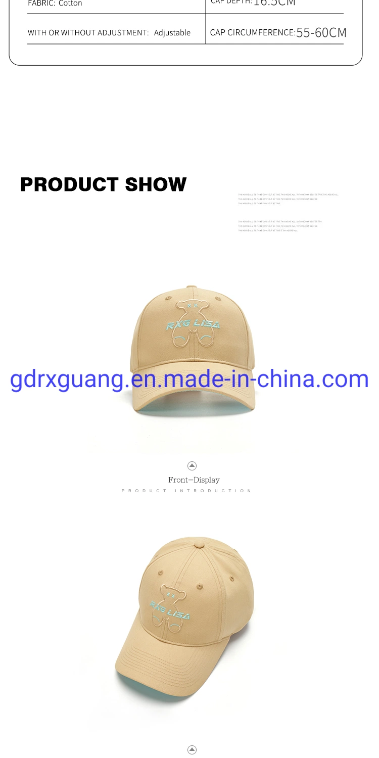 Custom Logo High Quality Fashion Multicolor Hip Hop Baseball Sports Caps Summer Caps for Outdoor Activities