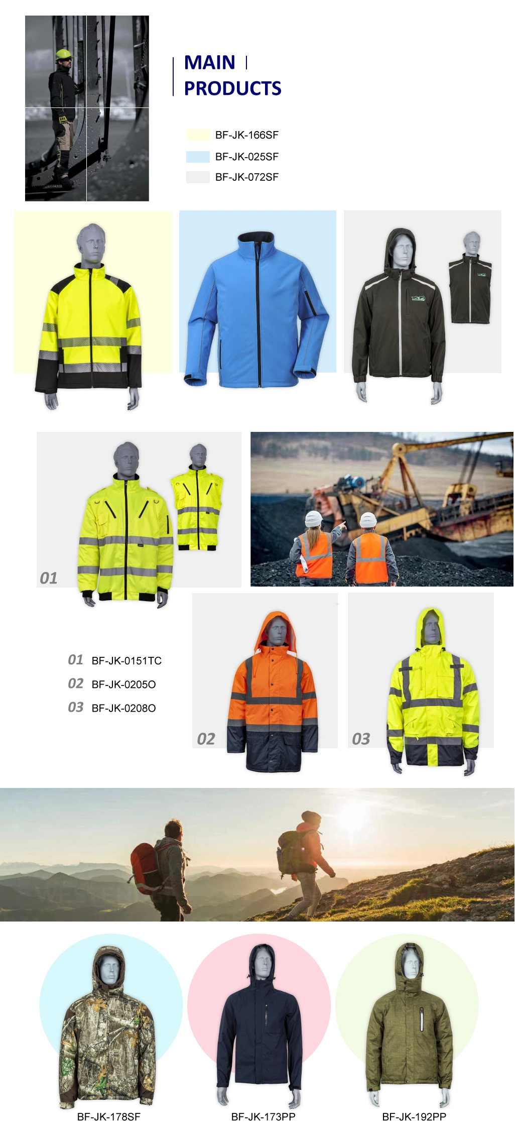 Customized Waterproof Breathable Hi Vis 300d Oxford/PU Jacket High Visibility Reflective Jacket 5 in 1 Work Parka