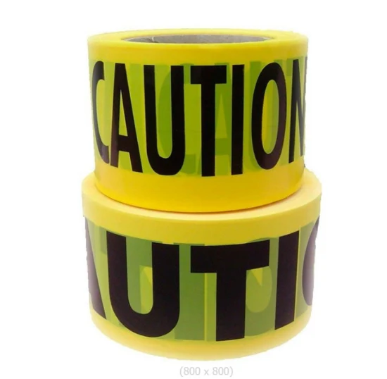 PE 黄色バリア反射注意テープ警告安全テープ